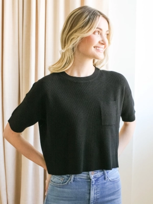 Waffle Knit Top