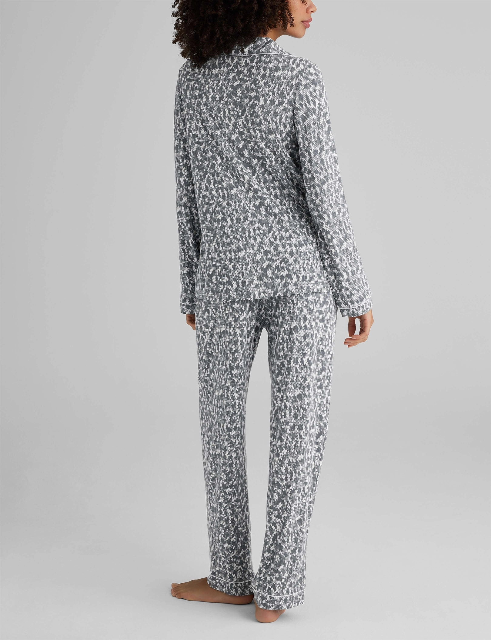 Women's Downtime Long Sleeve Pajama Top & Pant Set