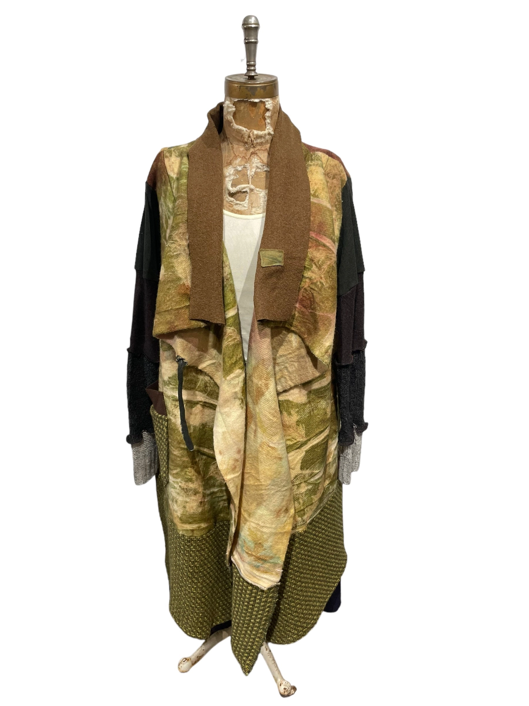 Wool Blanket Wrap Coat
