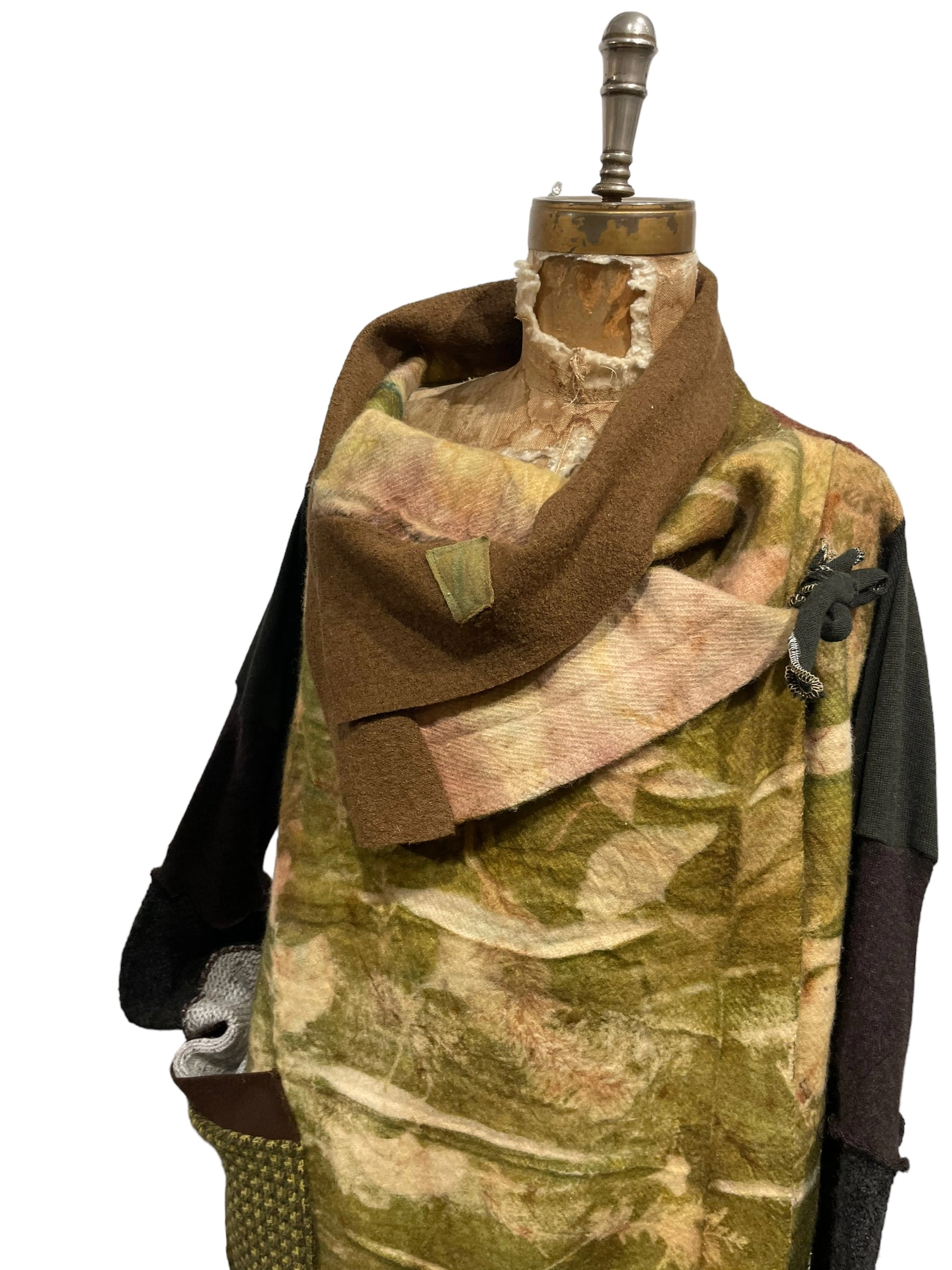Wool Blanket Wrap Coat