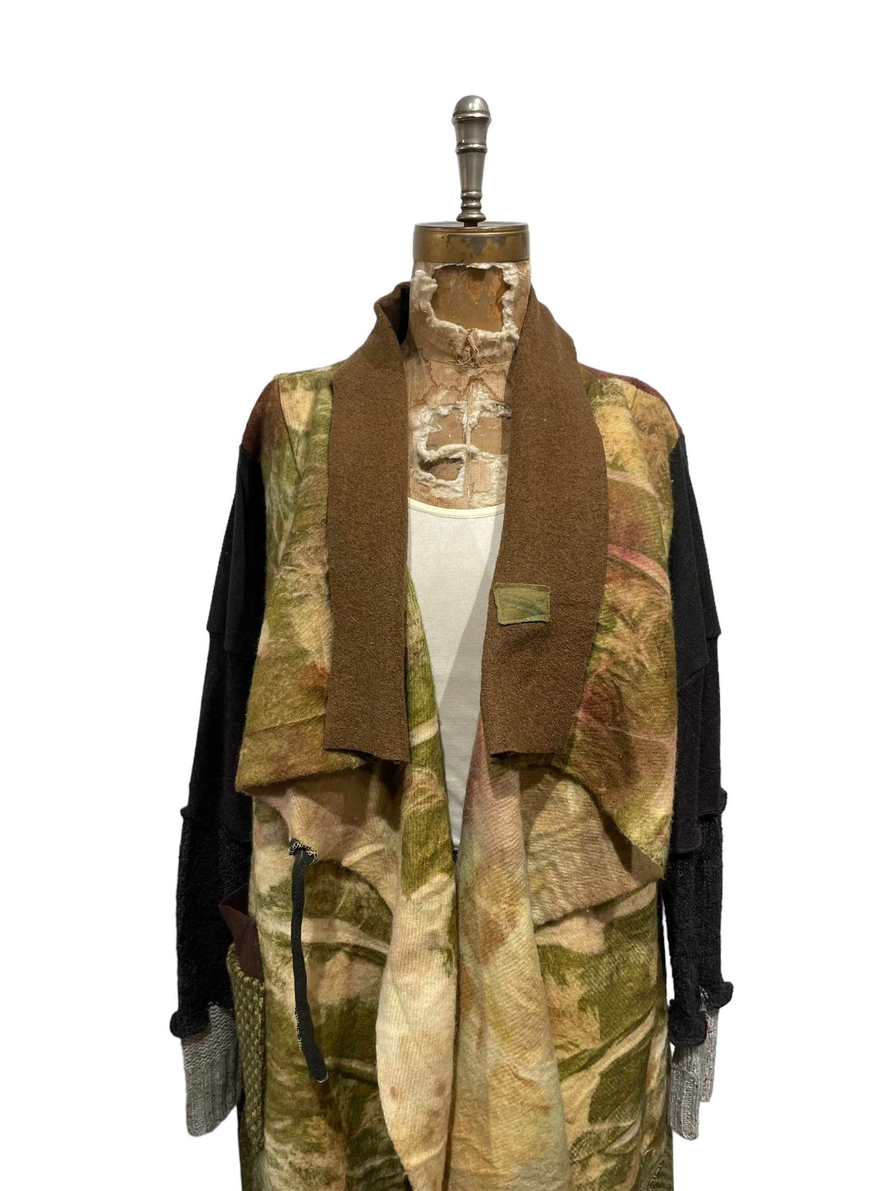Wool Blanket Wrap Coat