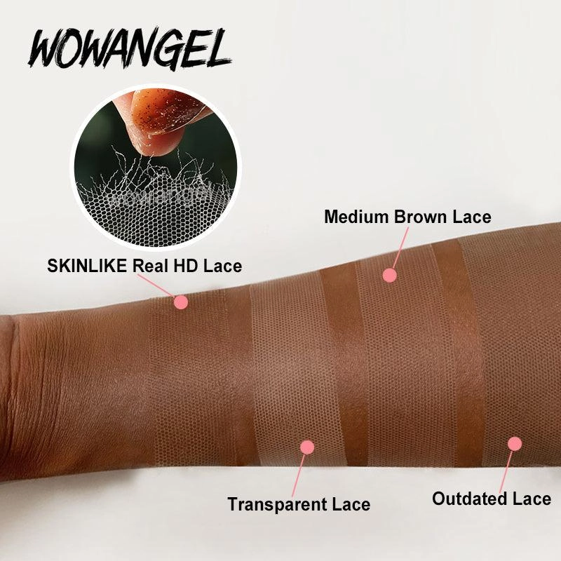 WOWANGEL 13X6 HD Lace Full Frontal Wigs Premium Raw Hair Body Wave