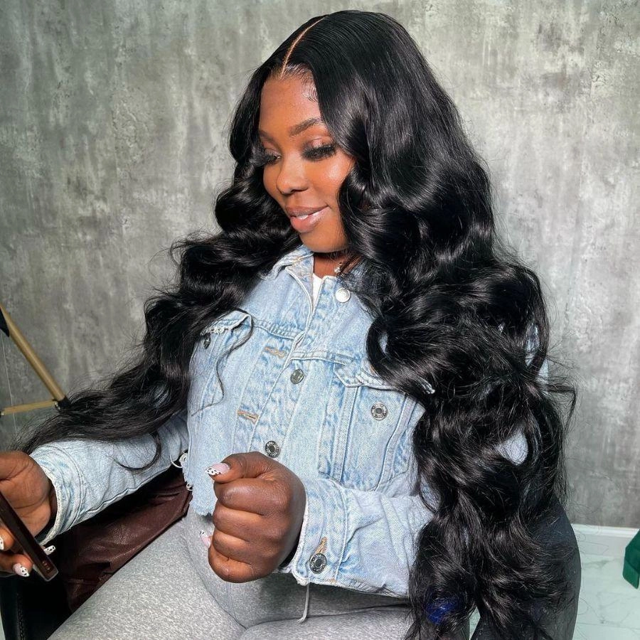 WOWANGEL 13X6 HD Lace Full Frontal Wigs Premium Raw Hair Body Wave