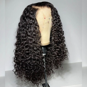 WOWANGEL 13X6 Skinlike Real HD Lace Front Wig Deep Curly Glueless Wig
