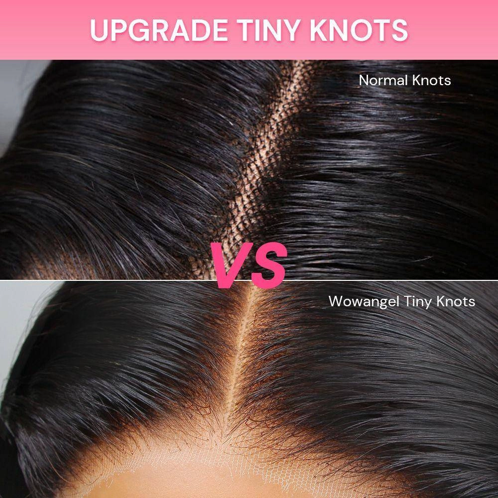 WOWANGEL 250% Density 13X6 HD Lace Front Wigs Straight HD Lace Closure Wig