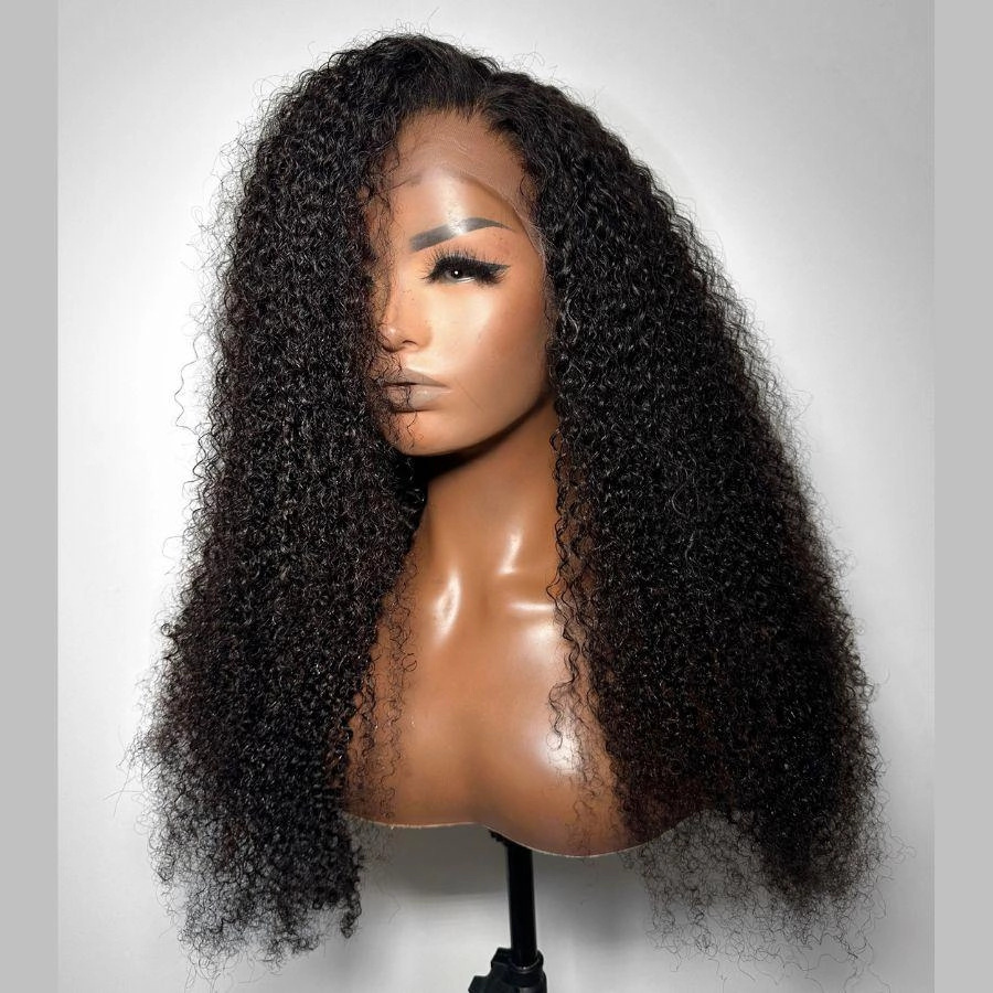 WOWANGEL 4C Texture Hair 13X6 Skinlike Real HD Lace Front Wig Kinky Curly