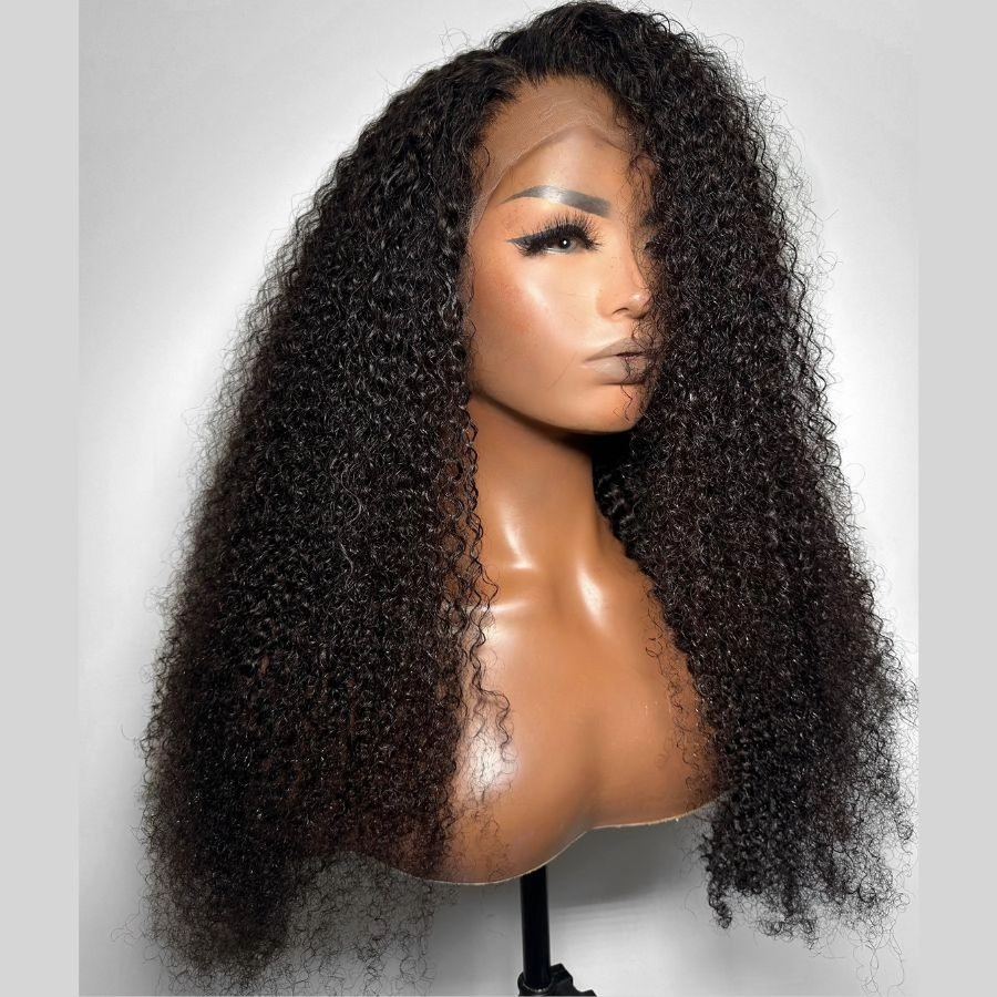 WOWANGEL 4C Texture Hair 13X6 Skinlike Real HD Lace Front Wig Kinky Curly