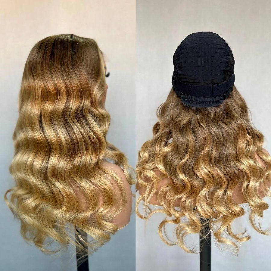 WOWANGEL Balayage 5X5 HD Lace Closure Wig Glueless Wig Premium Raw Hair
