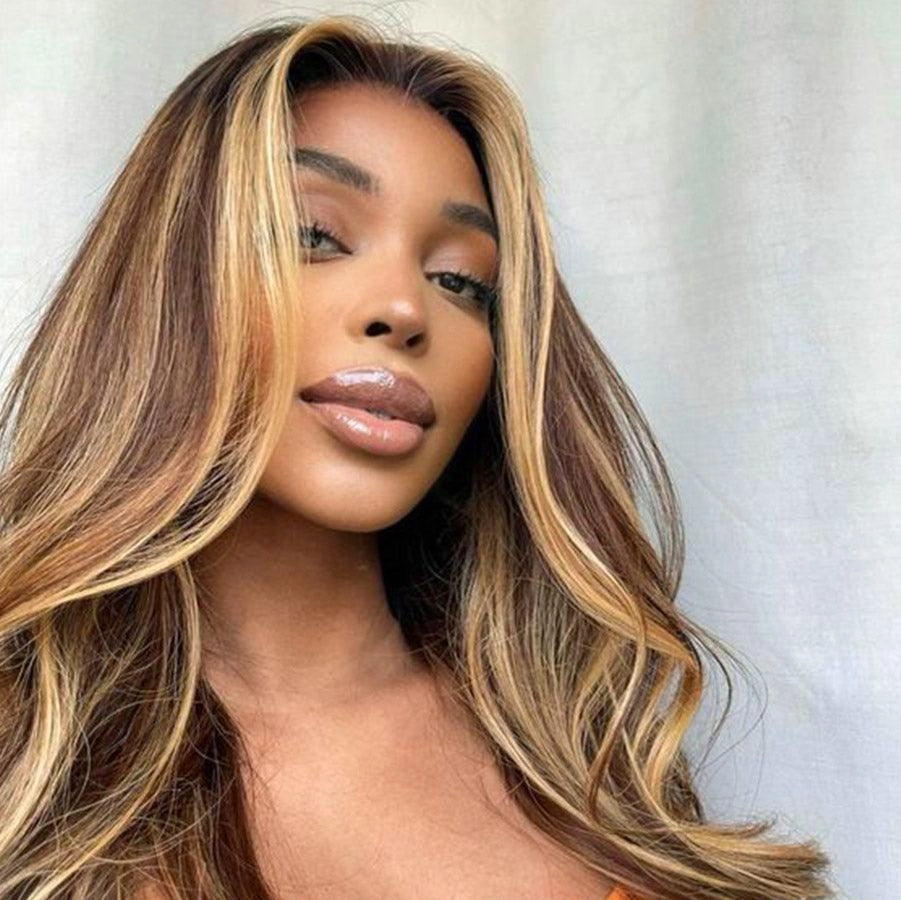 WOWANGEL Highlight Color 13x6 Skinlike Real HD Lace Front Wig Body Wave
