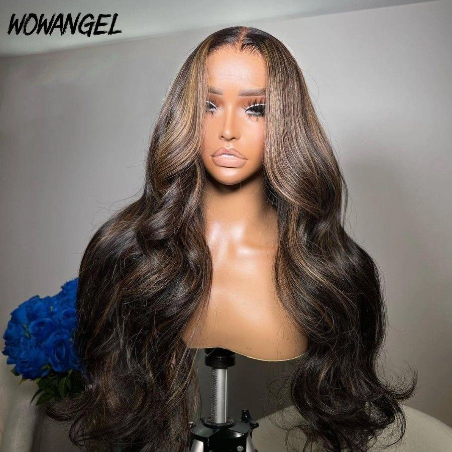 WOWANGEL Highlight Color 13x6 Skinlike Real HD Lace Front Wig Body Wave